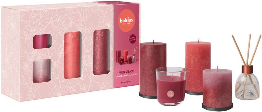 Bolsius Geschenkset Fruit Splash (set van 5)