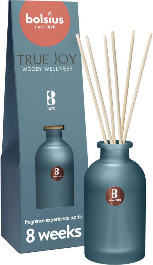 Bolsius geurstokjes True Joy Woody Wellness 80 ml