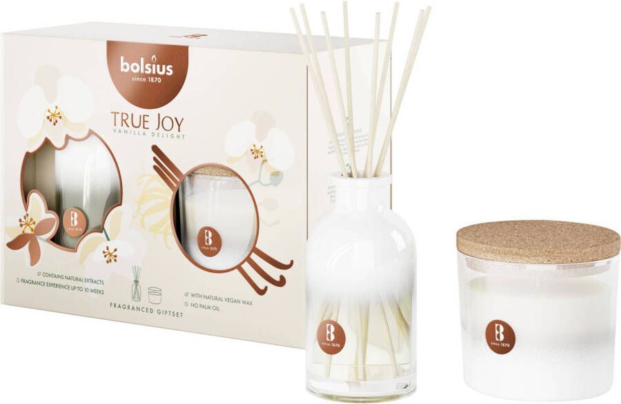 Bolsius giftset True Joy Vanilla Delight