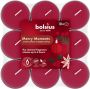 Bolsius kerst waxinelichtjes Merry Moments (4 branduren) (set van 18) - Thumbnail 1