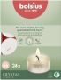 Bolsius waxinelichtjes Crystal lights (6 branduren) (box van 24) - Thumbnail 1