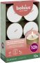 Bolsius waxinelichtjes goud (10 branduren) (box van 12) - Thumbnail 1