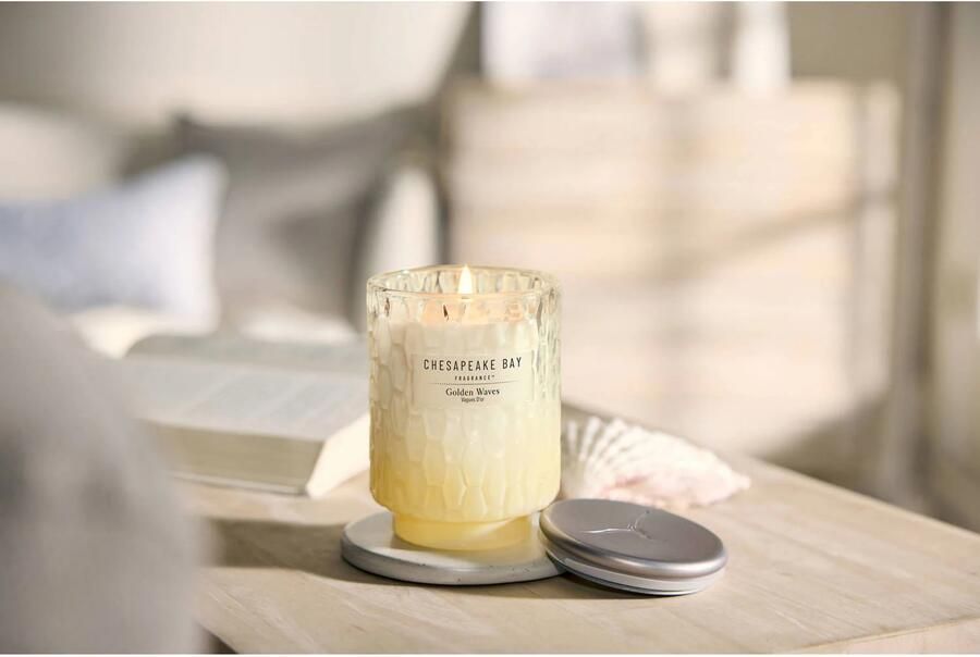 Chesapeake Bay Fragrance geurkaars- Golden Waves Medium - Foto 3