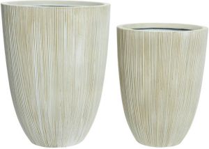 Decoris bloempot Lennox set van 2 (Ø44 37 cm)