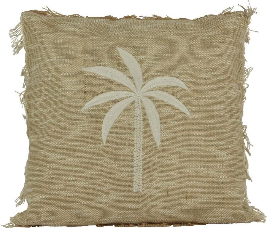 Decoris binnenkussen met palmboom