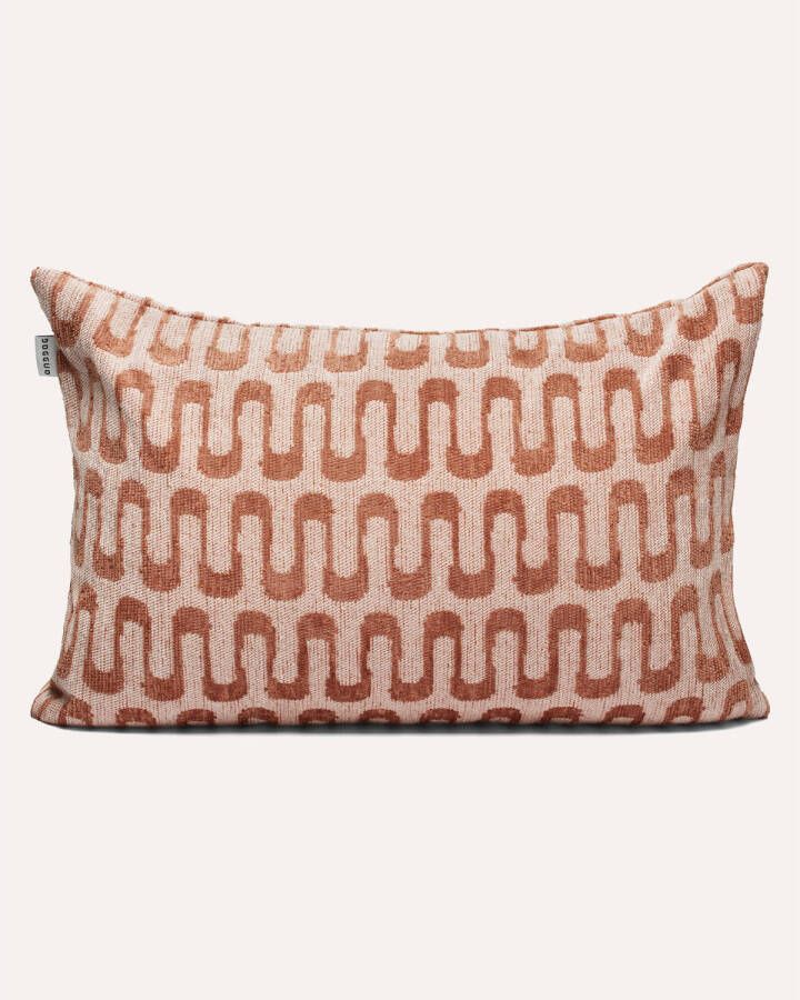 Dogguo Sierkussen RETRO-WAVE-CUSHION-BROWN BEIGE (60X40 cm)