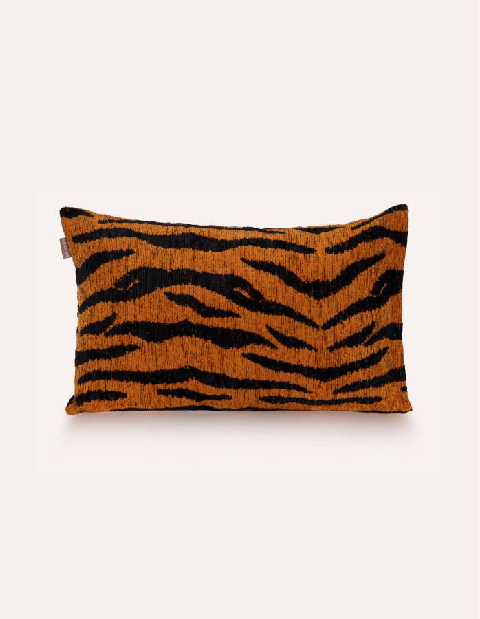 Dogguo sierkussen ZEBRA-CUSHION-RUST BLACK (60x40 cm)