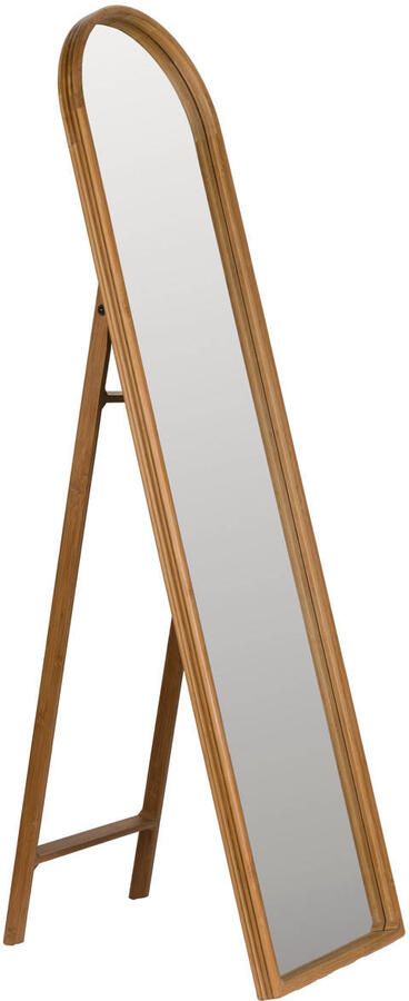 Dutchbone Caroun Spiegel Staand| Passpiegel 40x160 Hout Bruin - Foto 2
