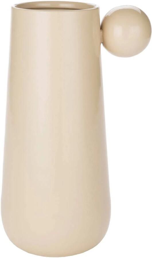Dutchbone Dot vaas L Beige