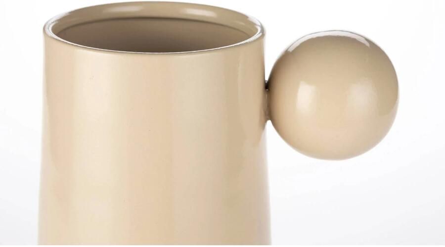 Dutchbone Dot vaas L Beige - Foto 3