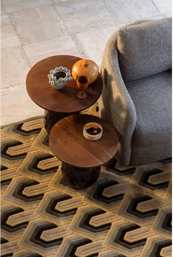 Dutchbone vloerkleed Lockhart (160x230 cm) Beige - Foto 2