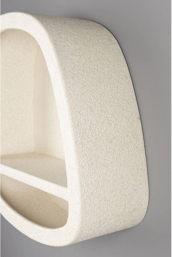 Dutchbone Veda Wandkast 1 Plank Laag Gerecycled marmer Beige