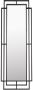 Dutchbone Ramsey Spiegel staand| Passpiegel Zwart - Thumbnail 1