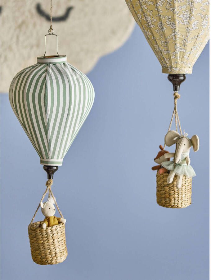 Bloomingville Mini hangdecoratie luchtballon Pomp (25x65 cm)