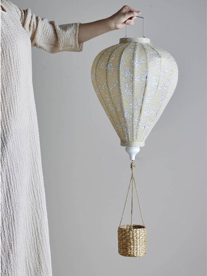 Bloomingville Mini hangdecoratie luchtballon Pomp (35x85 cm)