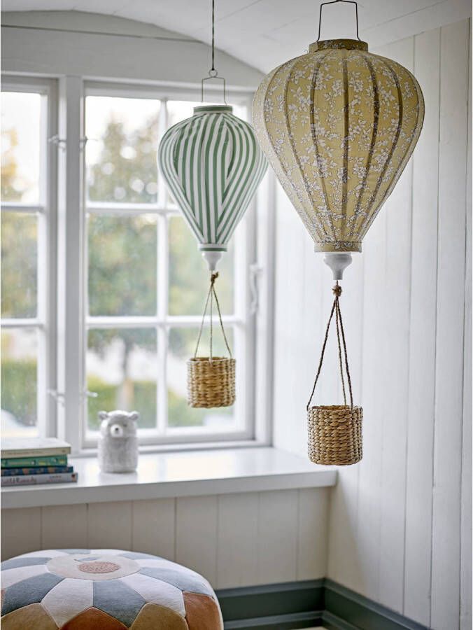 Bloomingville Mini hangdecoratie luchtballon Pomp (35x85 cm)