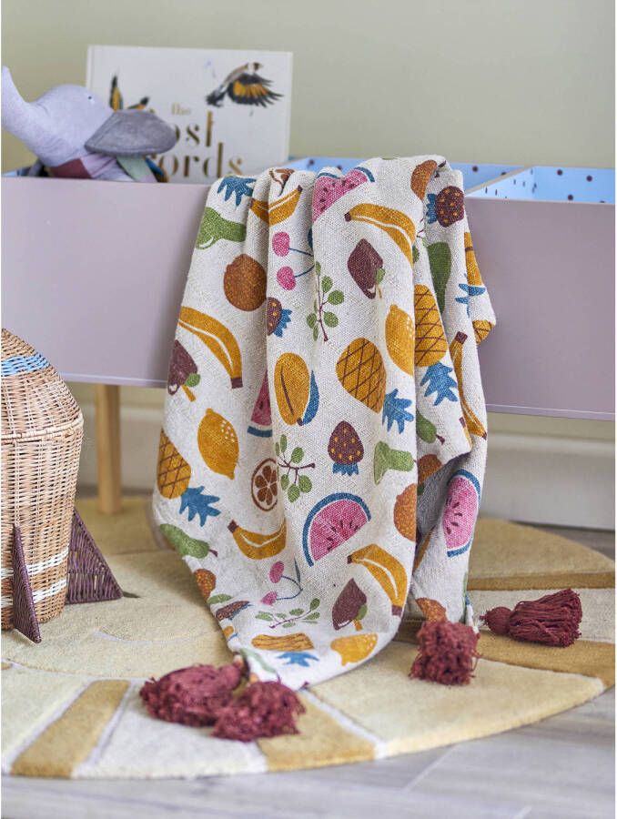 Bloomingville Mini plaid Fruitta (160x130 cm)