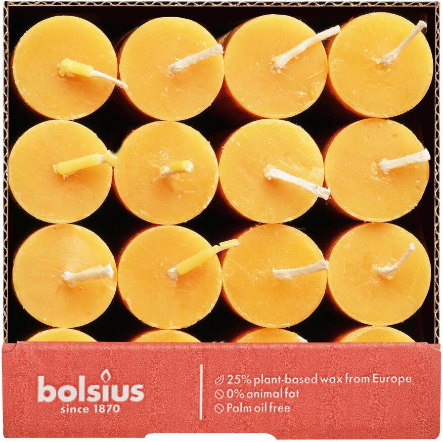 Bolsius dinerstompkaars Rustiek (Ø2 3x27 cm) (set van 16)