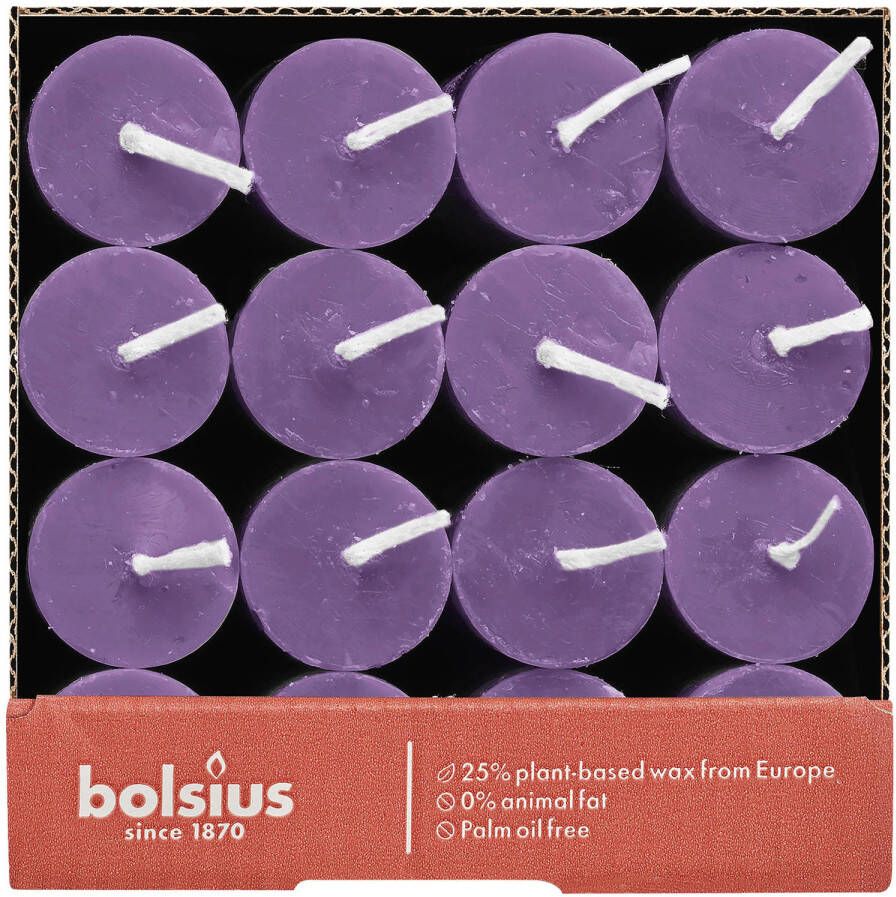 Bolsius dinerstompkaars Rustiek (27xØ2 3 cm) (set van 16)