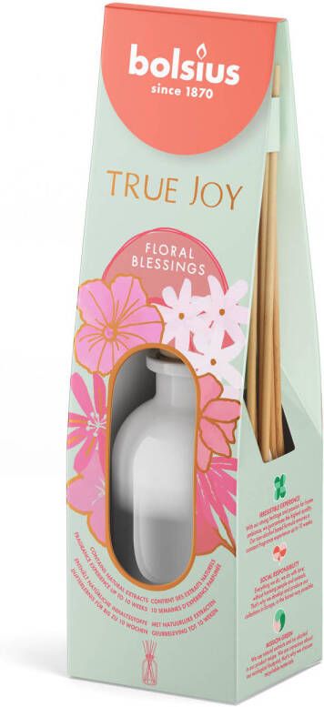 Bolsius geurstokjes True Joy Floral Blessings (80 ml)