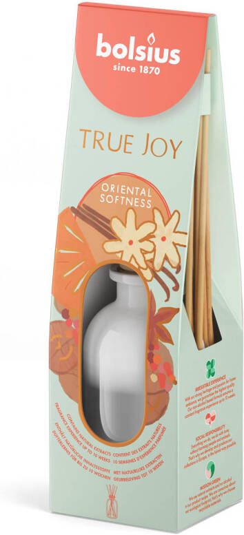 Bolsius geurstokjes True Joy Oriental Softness (80 ml)