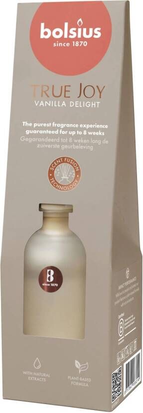 Bolsius geurstokjes True Joy Vanilla Delight (80 ml)