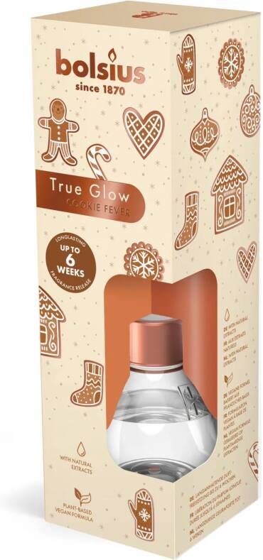 Bolsius geurstokjes True Glow Cookie Fever (60 ml)