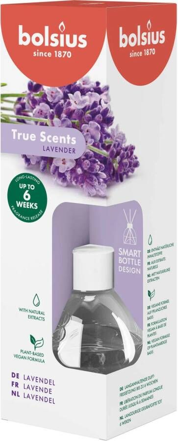 Bolsius geurstokjes True Scents Lavendel (60 ml)