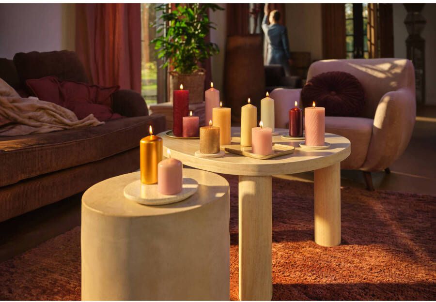 Bolsius kaarsen Rustiek Haptic Luxury (set van 6)
