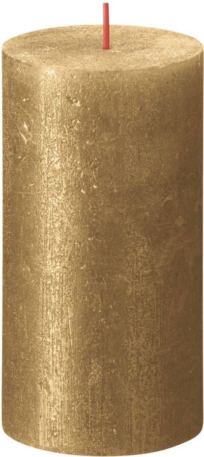 Bolsius stompkaars Rustiek Shimmer (Ø6 8x13 cm) (set van 4)