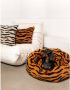 Dogguo sierkussen ZEBRA-CUSHION-RUST BLACK (60x40 cm) - Thumbnail 2