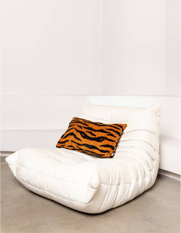 Dogguo sierkussen ZEBRA-CUSHION-RUST BLACK (60x40 cm)