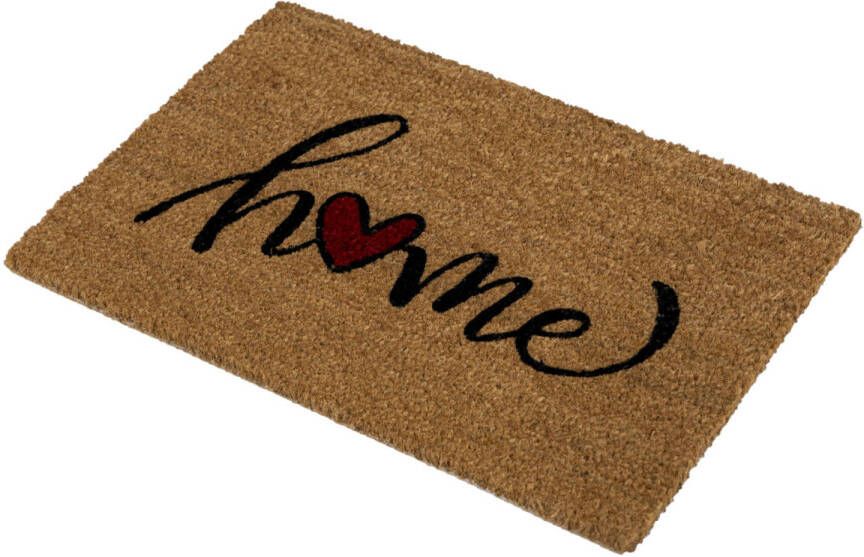 Hamat deurmat E-Coco Print Home Heart (40x60 cm)