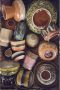 HKLIVING 70&apos;s Ceramics Geurkaars Small Valencia - Thumbnail 3