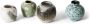 HKLIVING 70&apos;s Ceramics Vaas Set van 4 Canyon - Thumbnail 3