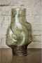 HKLIVING Gleam Glass Vaas High Olive - Thumbnail 2