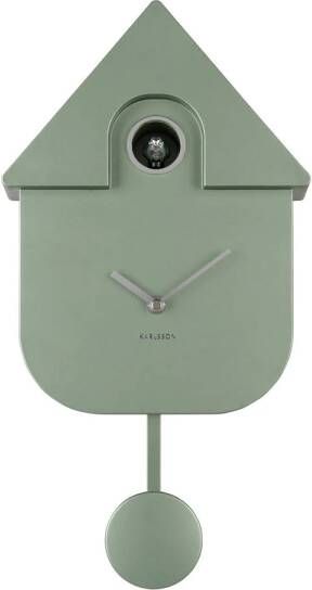 Karlsson Klokken wandkllok Modern Cuckoo Metallic