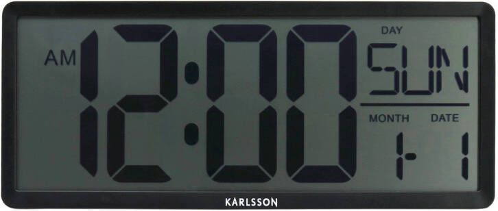 Karlsson Klokken wand tafel klok Retro LCD