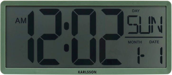 Karlsson Klokken wand tafel klok Retro LCD