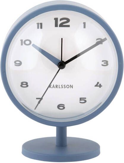 Karlsson tafelklok Brisk Dome blauw