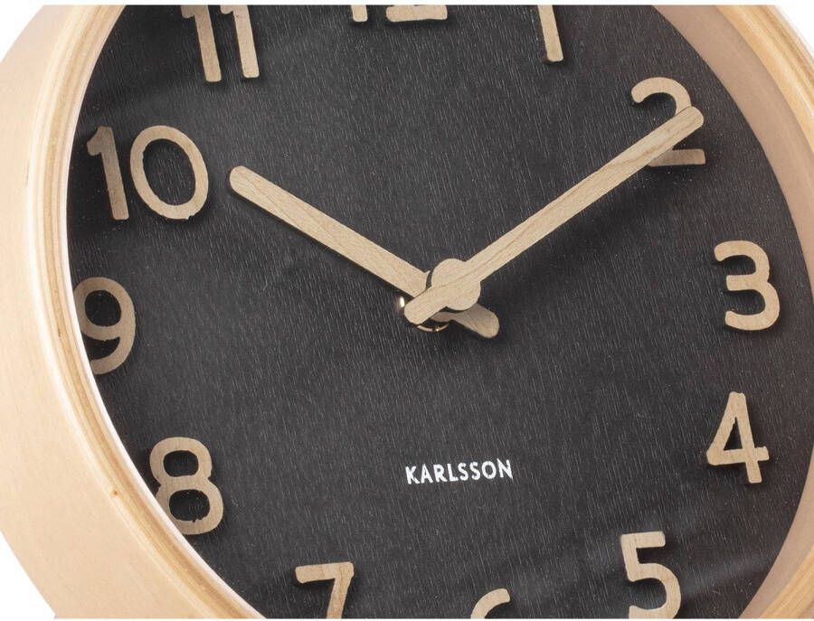 Karlsson Klokken tafelklok Pure (Ø18 cm)