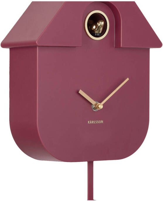Karlsson wandklok modern cuckoo oro