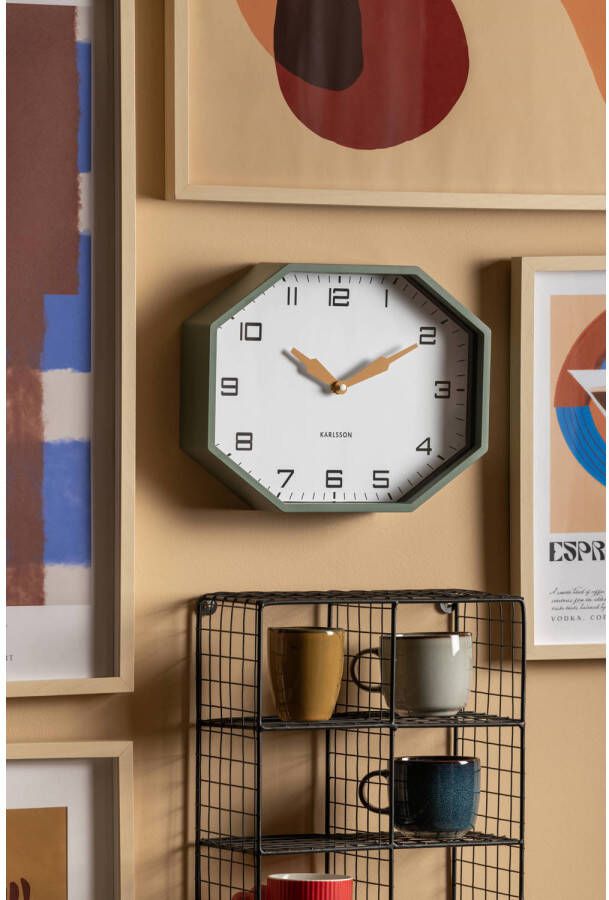 Karlsson wandklok Modern Factory Octagon - Foto 2