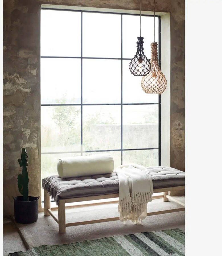 Madam Stoltz plaid off-white (125x175 cm)