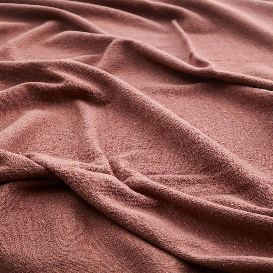 Madam Stoltz plaid oudroze (125x175 cm)
