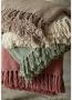 Madam Stoltz plaid oudroze (125x175 cm) - Thumbnail 3