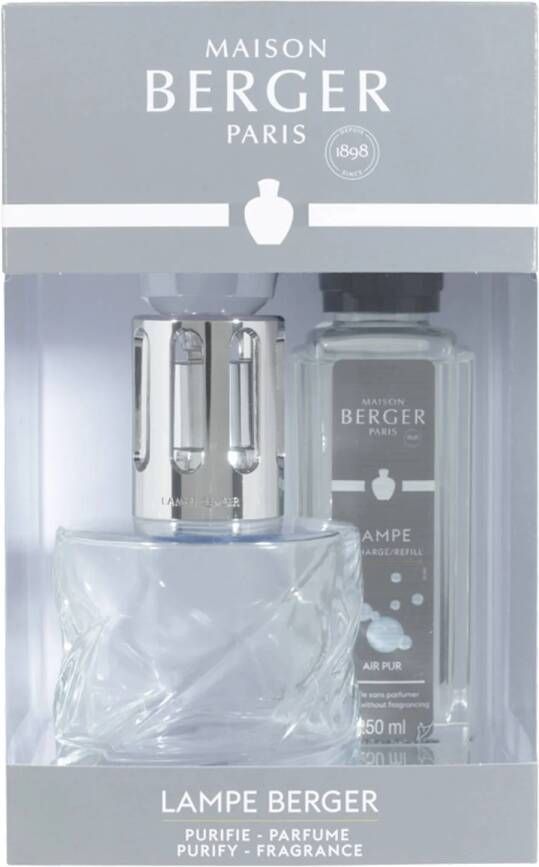 Maison Berger Lampe Berger Giftset SPIRALE TRANSPARENTE 250 ml