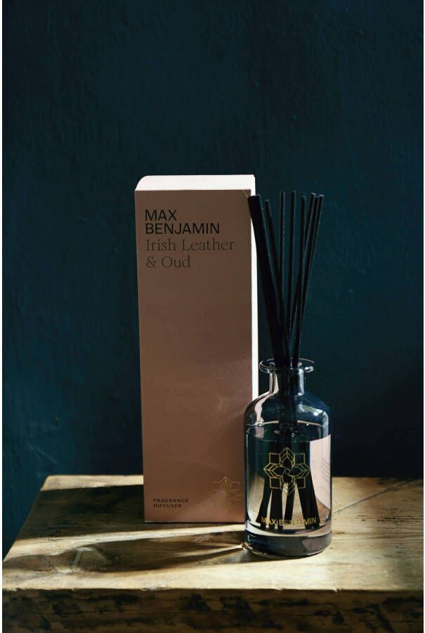 Max Benjamin geurstokjes Irish Leather & Oud 150 ml