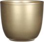 Mica Decorations Bloempot goud keramiek voor kamerplant H18.5 x D19.5 cm plantenpotten - Thumbnail 3