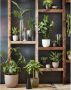 Mica Decorations Plantenpot taupe bruin keramiek D25 x H23 cm bloempot Plantenpotten - Thumbnail 3